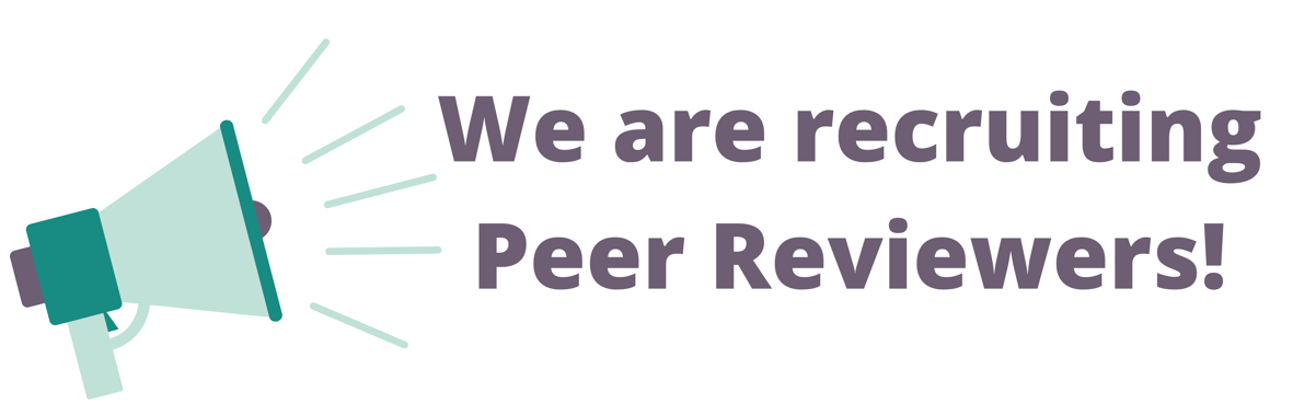We are recruiting Peer Reviewers!