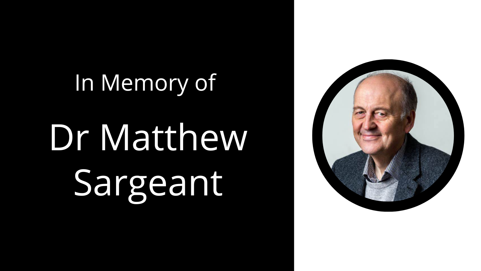 Dr Matthew Sargeant