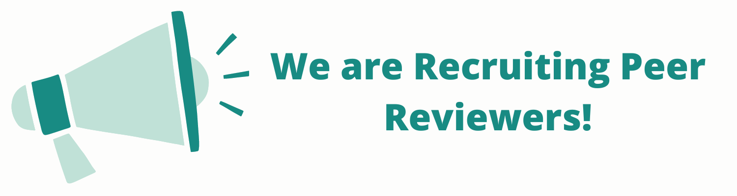 We are recruiting Peer Reviewers!